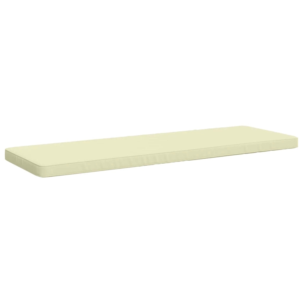 Cuscini per Panchina a 2 Pezzi VUGHT 2 pz 100% Poliestere Crema 952015