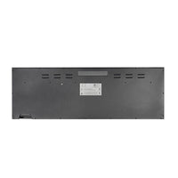 Camino Elettrico Da Parete A Incasso 3 Lati 101,6x20x44 cm Boston Nero