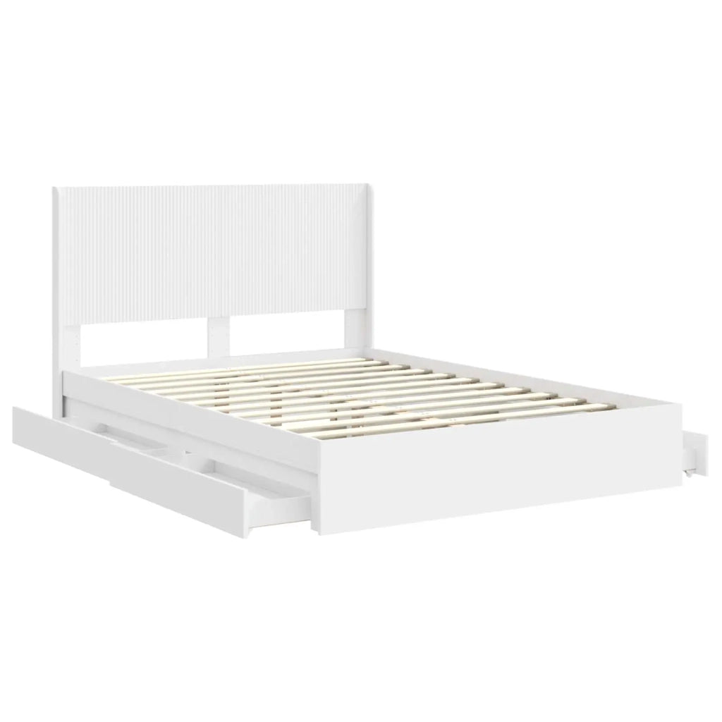 Struttura del letto con stoccaggio e testata 3 pcs