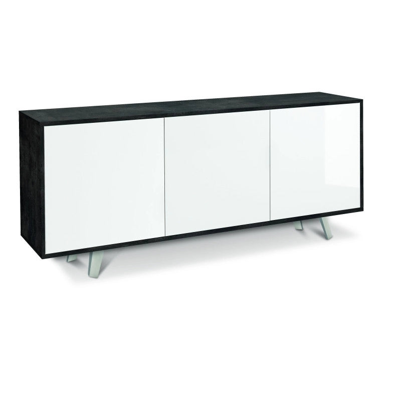 Mobile 3 Ante Kit Ossido Nero cm 177x41x74h - Sarmog