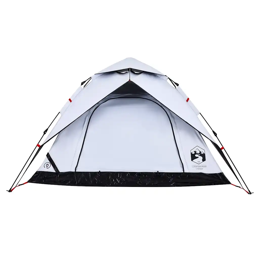 Tenda 4 Persone Bianca in Tessuto Oscurante a Rilascio Rapido 4004184