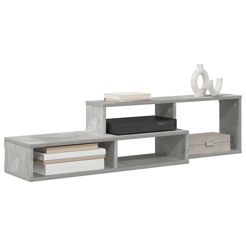 SupportoperTVaparete 120x25x28,5cm Legno multistrato