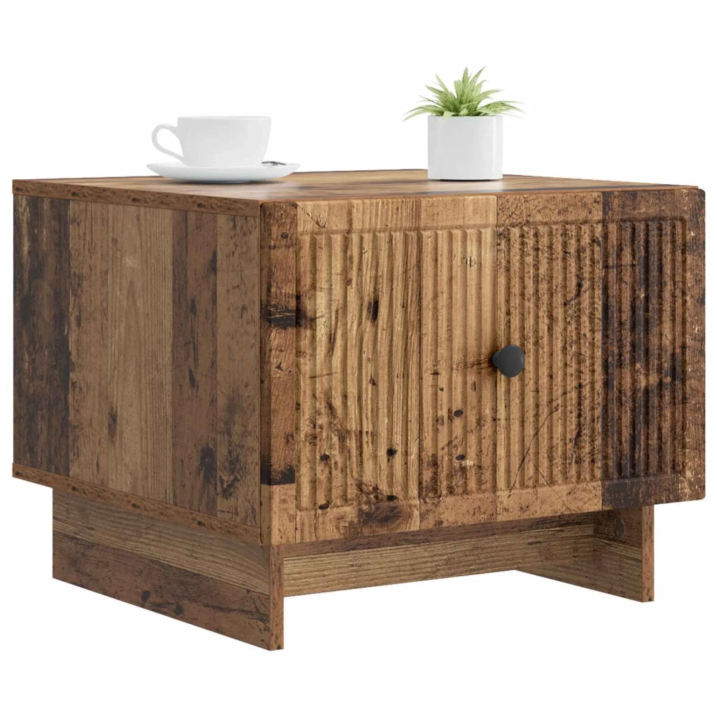 Tavolino da salotto | Tavolino da caff¨¨ | Tavolino da Soggiorno con cassetto Legno antico 49 x 50 x 40 cm