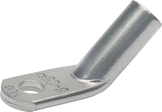 Cavo in gomma non isolato 120mm² M10 con angolo di 45° verticale DIN - a pacchetto da 10 (169R1045)