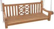 Panchina a dondolo Farm tek,150 cm