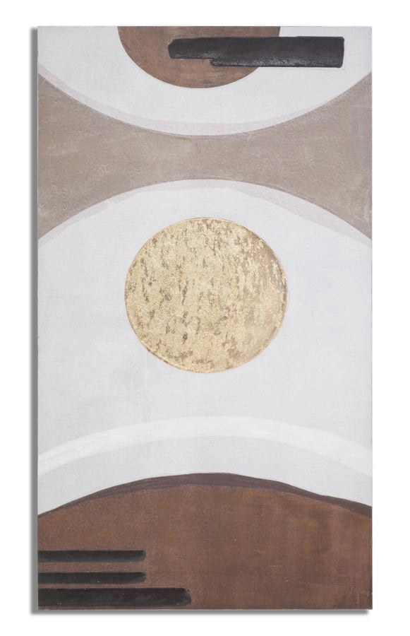 Dipinto su Tela Sunry 180x4,8x100 cm in Legno e Tessuto