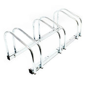 Portabiciclette da pavimento per 3 biciclette 70 cm metallo zincato bicicletta 16_0001499