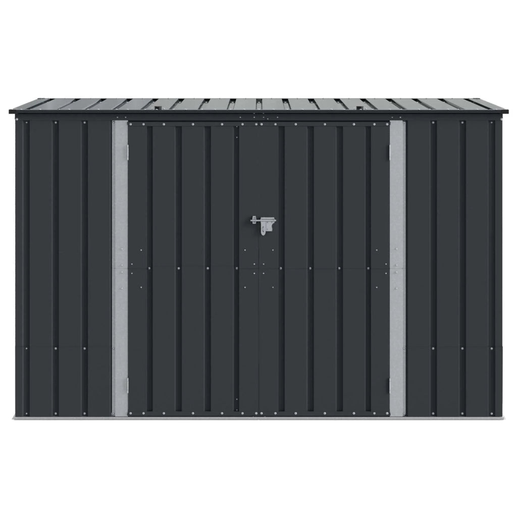 Scatola di Stoccaggio per Giardino Nero 214 x 82 x 132 cm