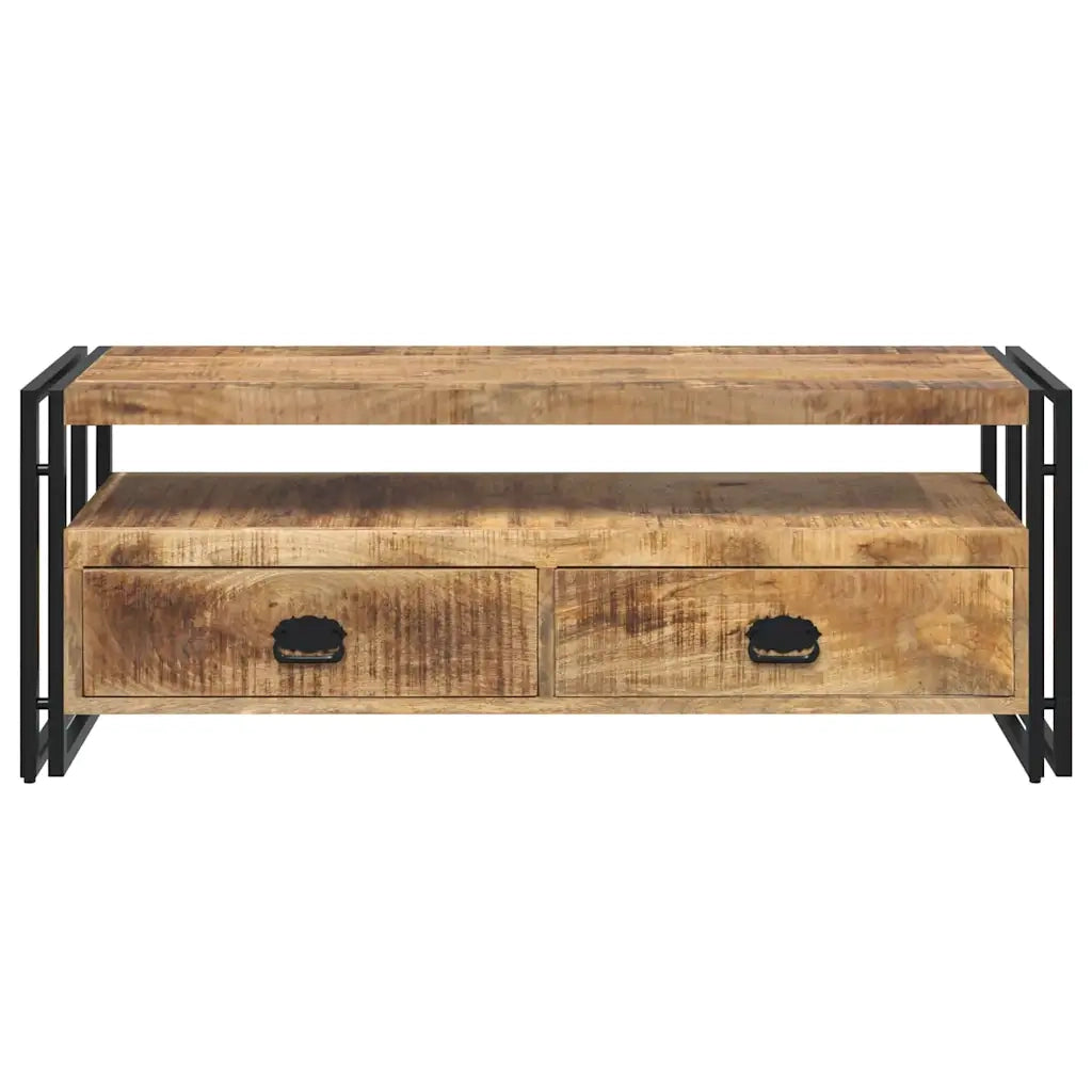 Mobile Porta TV 120x35x45 cm Legno Massello di Mango 247402