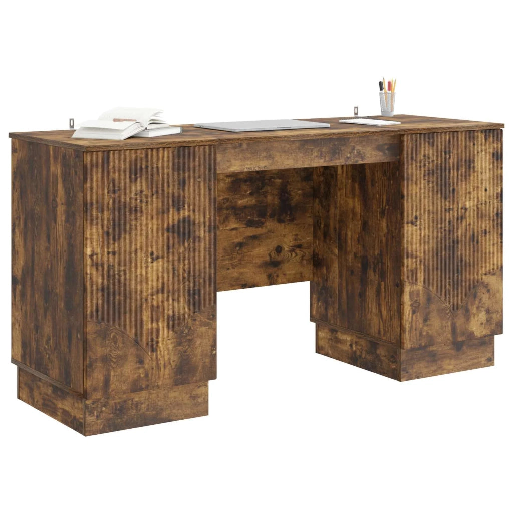 Scrivania Rovere Fumo 142,5 x 50 x 75 cm Legno ingegnerizzato 3414626