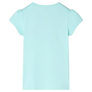 Maglietta da Bambina Acqua Chiaro 128 11337