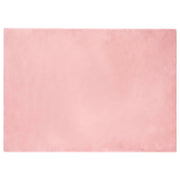 Tappeto del soggiorno | Tappeto antiscivolo in sintetica di coniglio OLITE Rosa