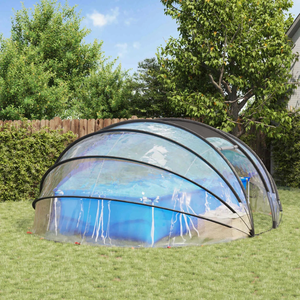 Tenda da piscina a cupola Trasparente 538 x 440 x 204 cm PVC 42001139
