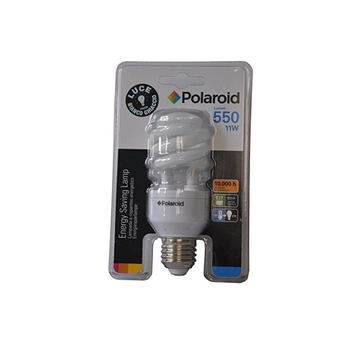 Polaroid Lampadina BC E27 11W 550lm 4200K Luce Bianca Neutra Forma 2U Equivalente 46W durata 10000H