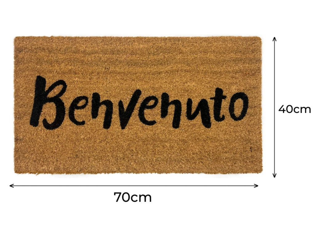 Zerbino Entrata Ingresso Casa Antiscivolo Cocco Allegro Benvenuto 25