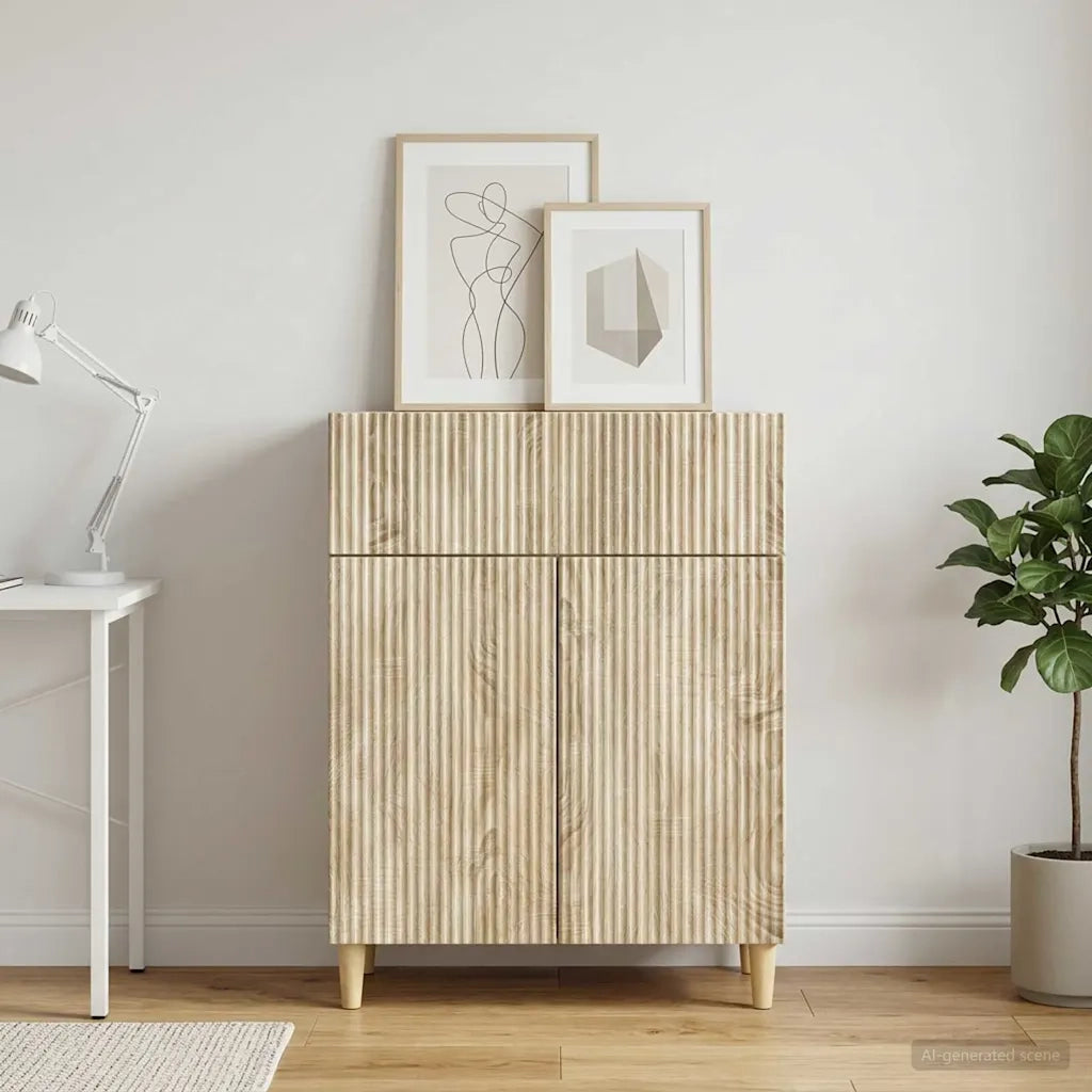 Credenza Rovere Sonoma 66 x 34,5 x 90 cm Legno ingegnerizzato 894637