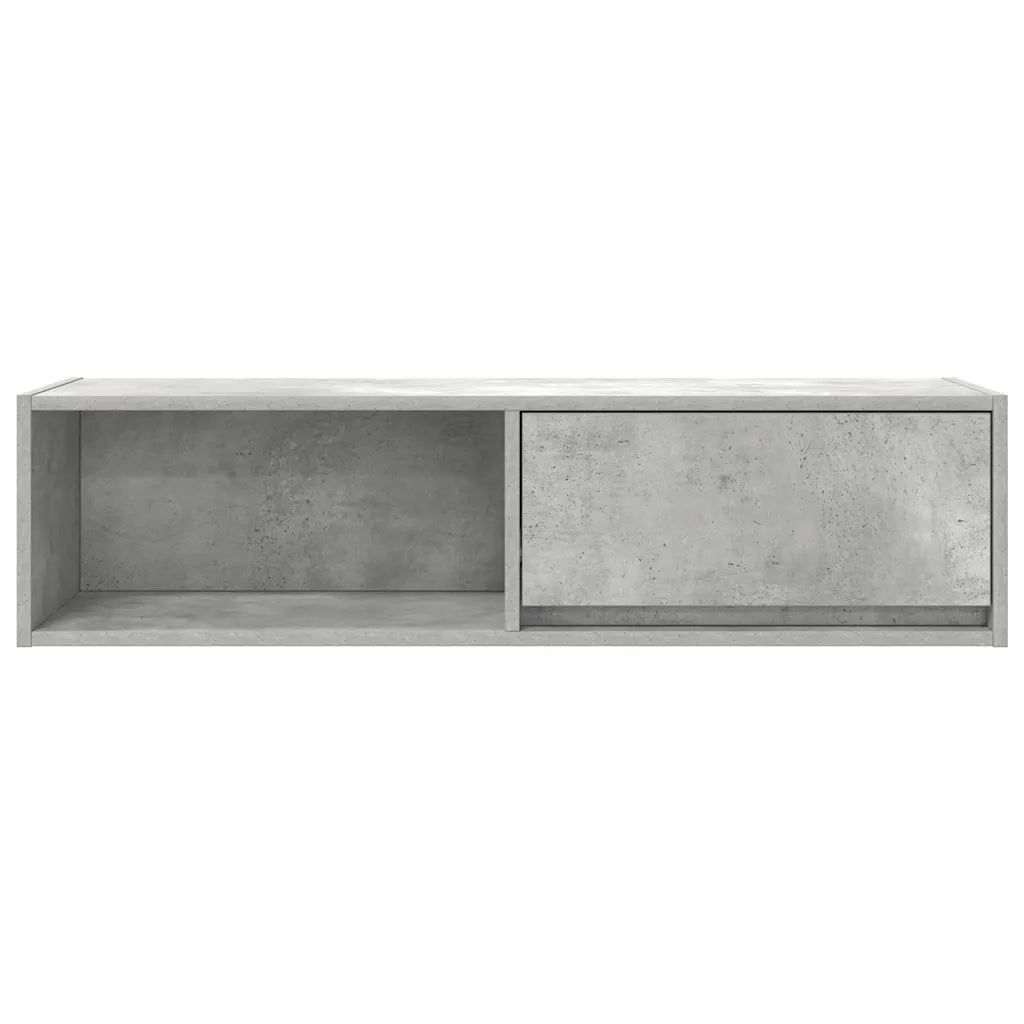Mobili TV 2 pz Grigio Cemento 100x31x25,5 cm Legno Multistrato 861479