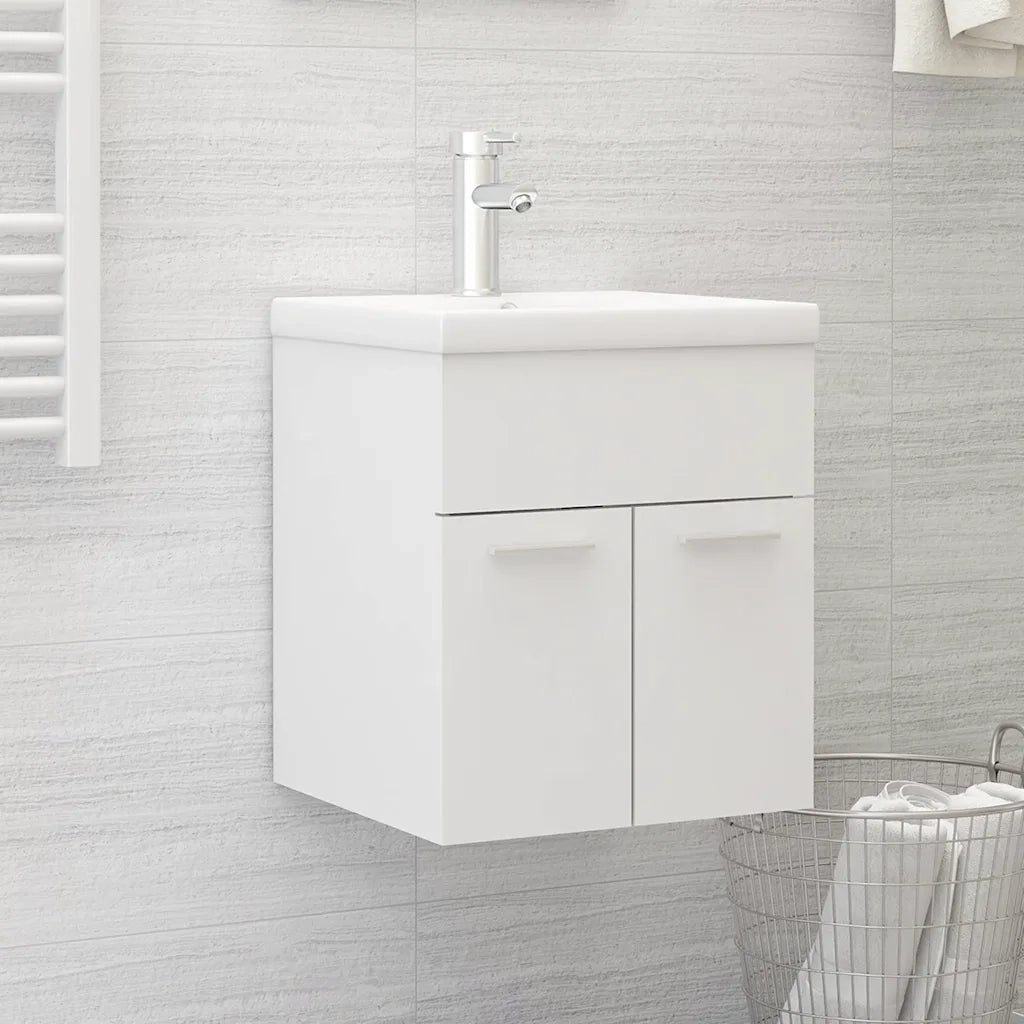 Mobile SottoLavabo | Armadio Lavabo Bianco 41x38,5x46 cm in Multistrato