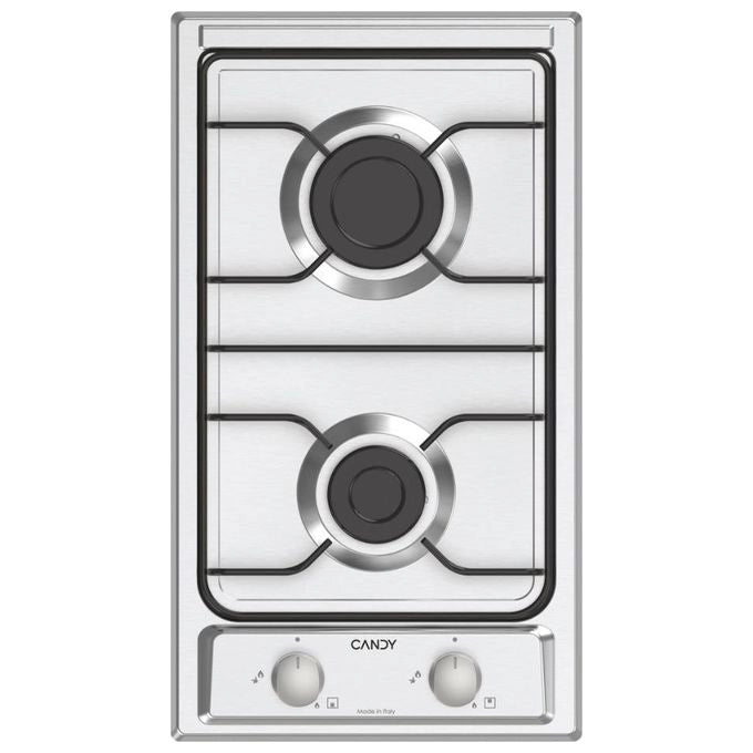 Candy Idea CHW23X Acciaio inox Da incasso 28.8 cm Gas 2 Fornello(i)