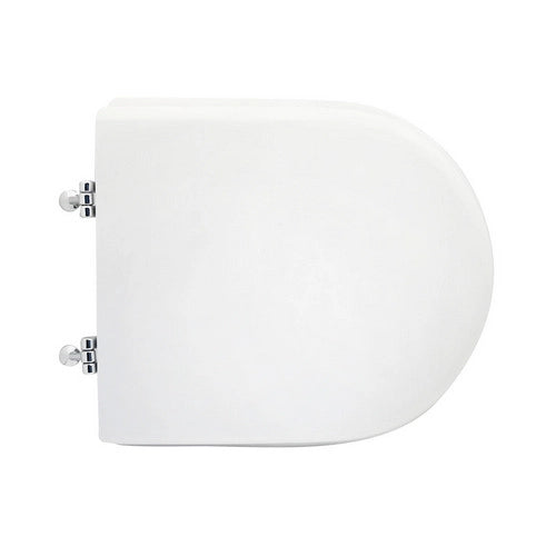 SEDILE WC PER SANITOSCO VASO FREE CHIUSO FORMA 7- Bianco - Cerniere A passanti- CW- pezzi 1