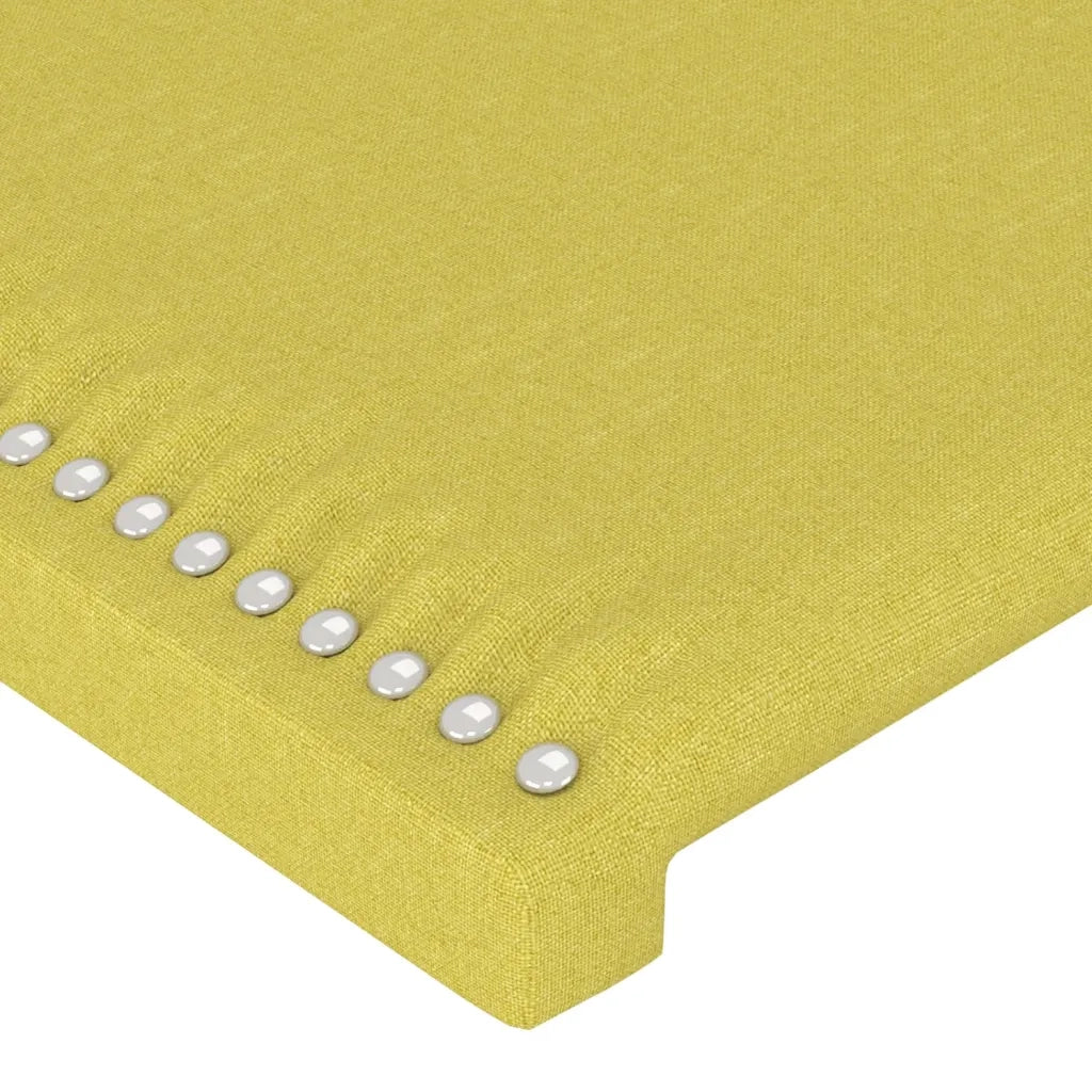Testiera ad Orecchio Verde 83 x 23 x 78/88 cm in Similpelle