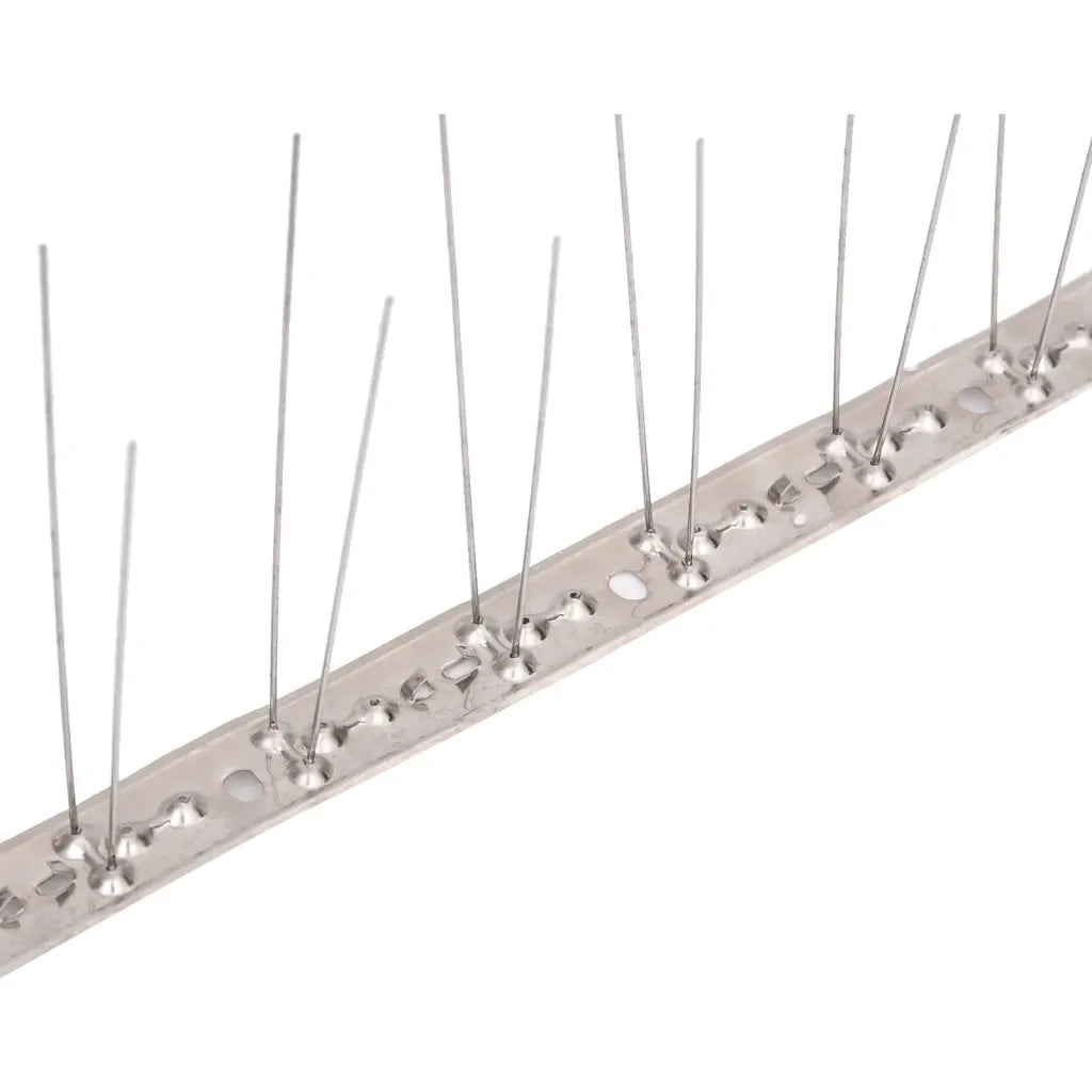 Set Dissuasori per Uccelli e Piccioni 6 pz Acciaio 2 File 3 m 170234