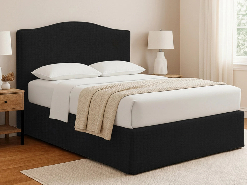Runcorn, Letto Piazza e Mezza Sfoderabile Made in Italy, Grigio Scuro
