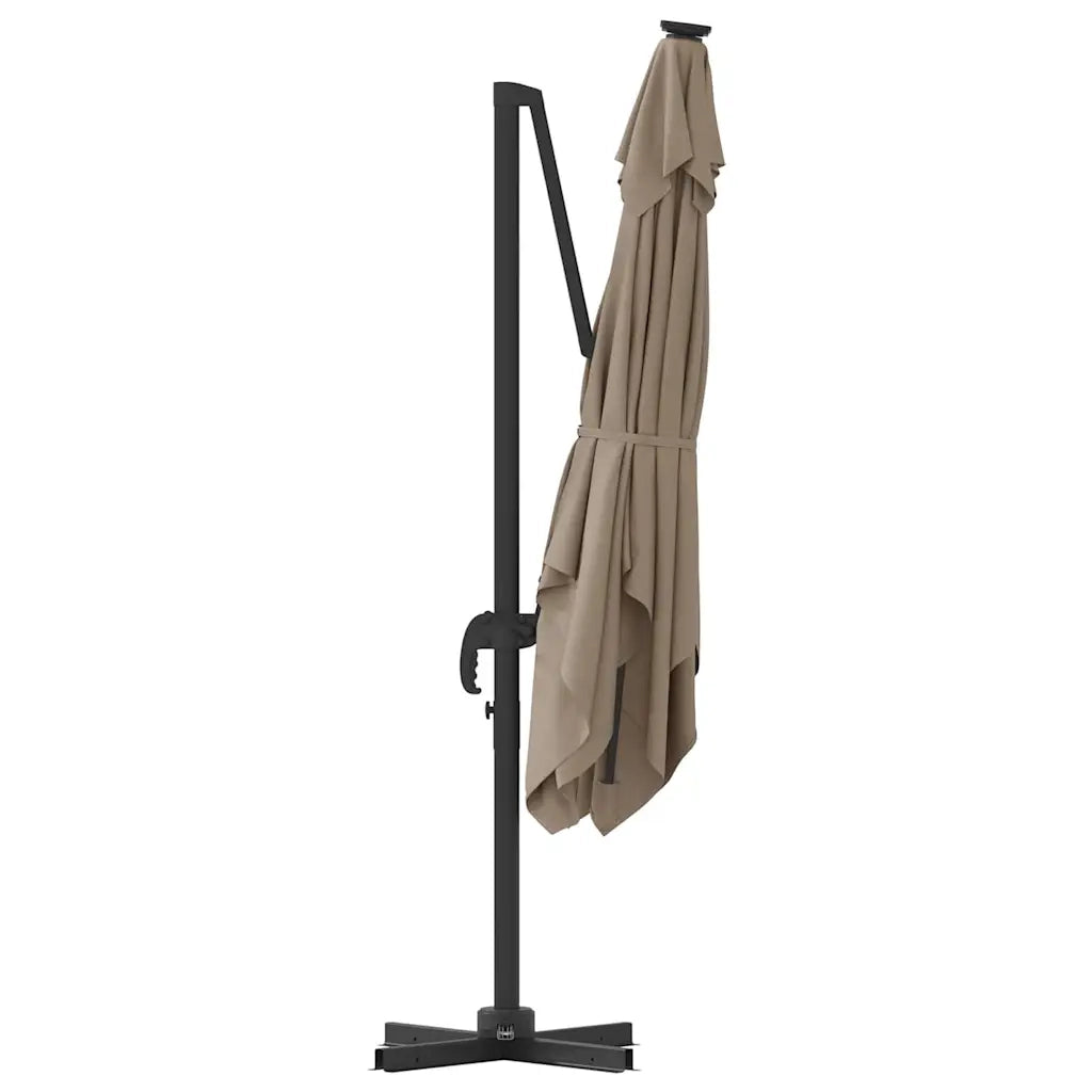 Parasole Roma-Ombrellone da giardino Talpa 286 x 284 x 265 cm Alluminio e Poliestere