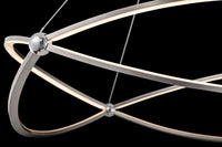 Lampada pendente Modern in Metallo Weave Nickel