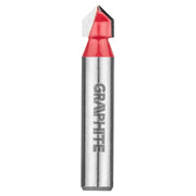 Topex 56h209 punta per fresatric ice scanalatura a v hm 8 x 8 mm