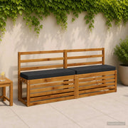 Cuscini per Panchina a 2 Pezzi VUGHT 2 pcs 100% Poliestere 951065