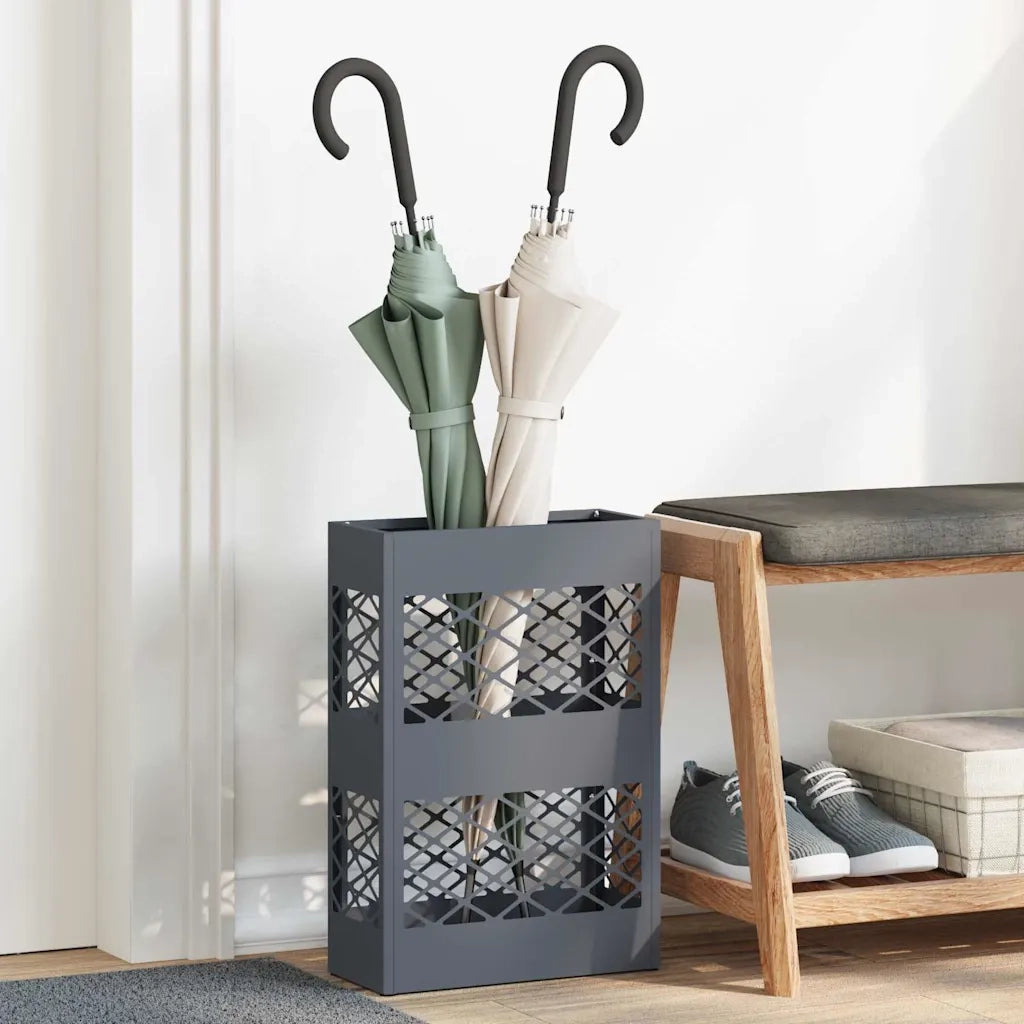 Supporto per Ombrellone Antracite 28 x 12 x 41 cm Acciaio CFW2430521