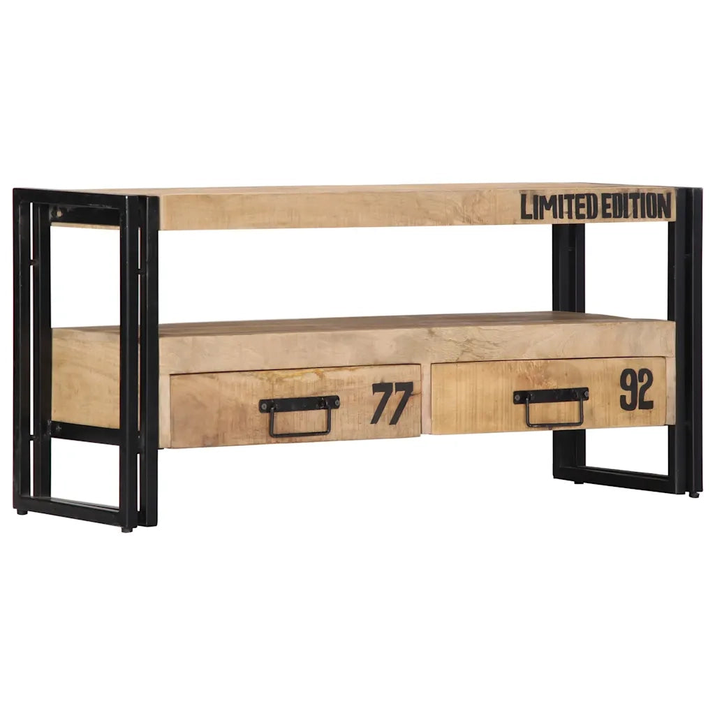 Mobile TV | Armadietto TV | Mobile Porta TV 100x30x45 cm in Legno Massello di Mango