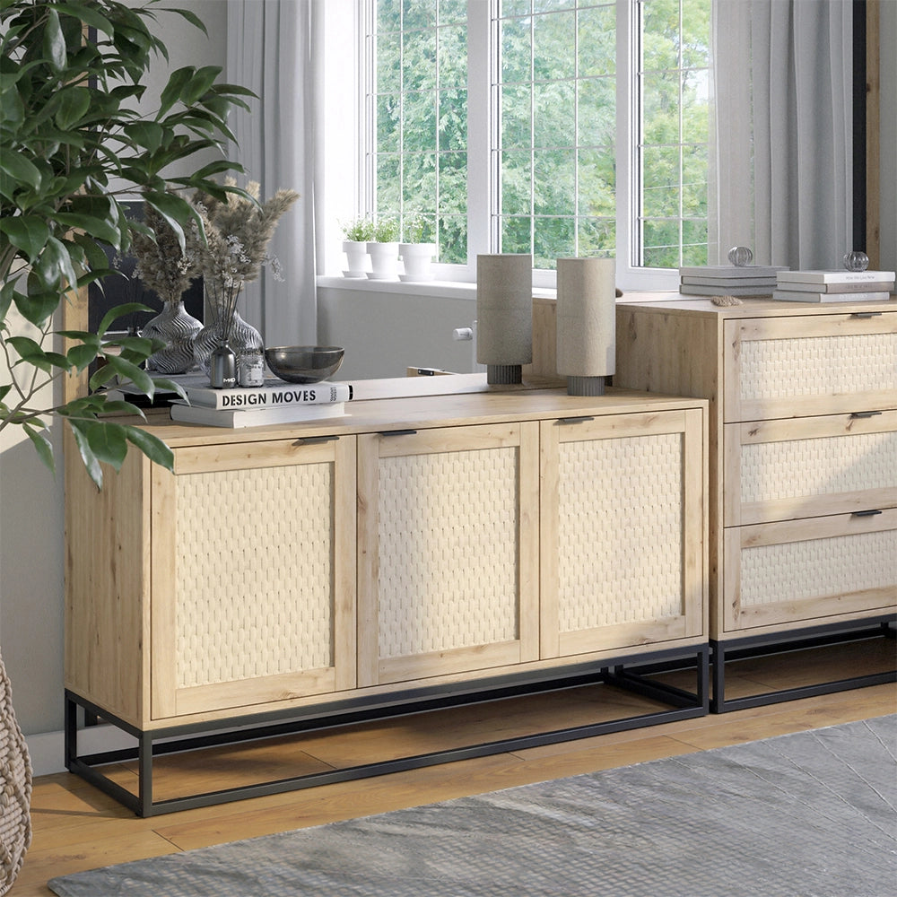 Vicco Credenza Marrone 40 x 72.5 cm con 3 porte