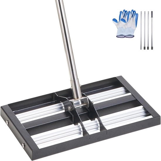 Hoeke perenne con impugnatura regolabile - lunghezza 1610 mm, piatto di base 254 x 431 mm, livello di base in acciaio inossidabile - hoeke per prato da golf
