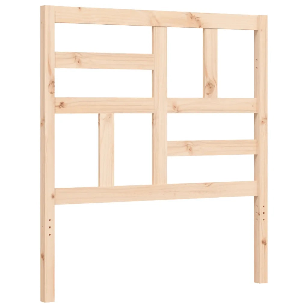 Giroletto con Testiera 100x200 cm in Legno Massello 3194886