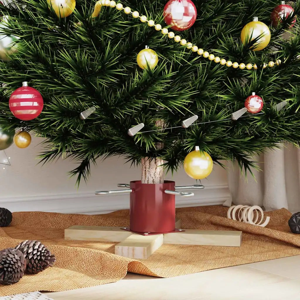 Supporto per Albero di Natale 1.73 Rosso 50 x 50 x 16 cm CFW5394150