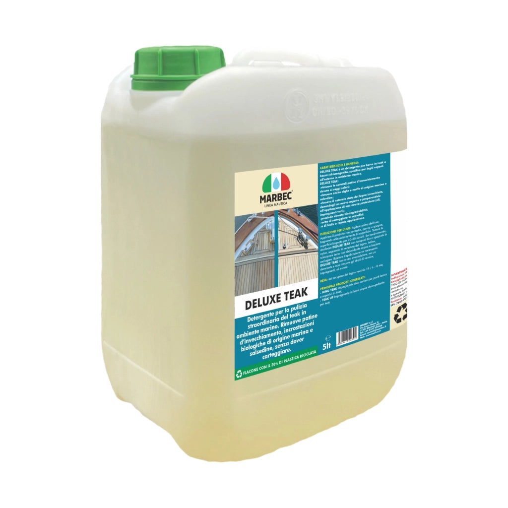 Detergente per ponti barca in teak DELUXE TEAK   5LT
