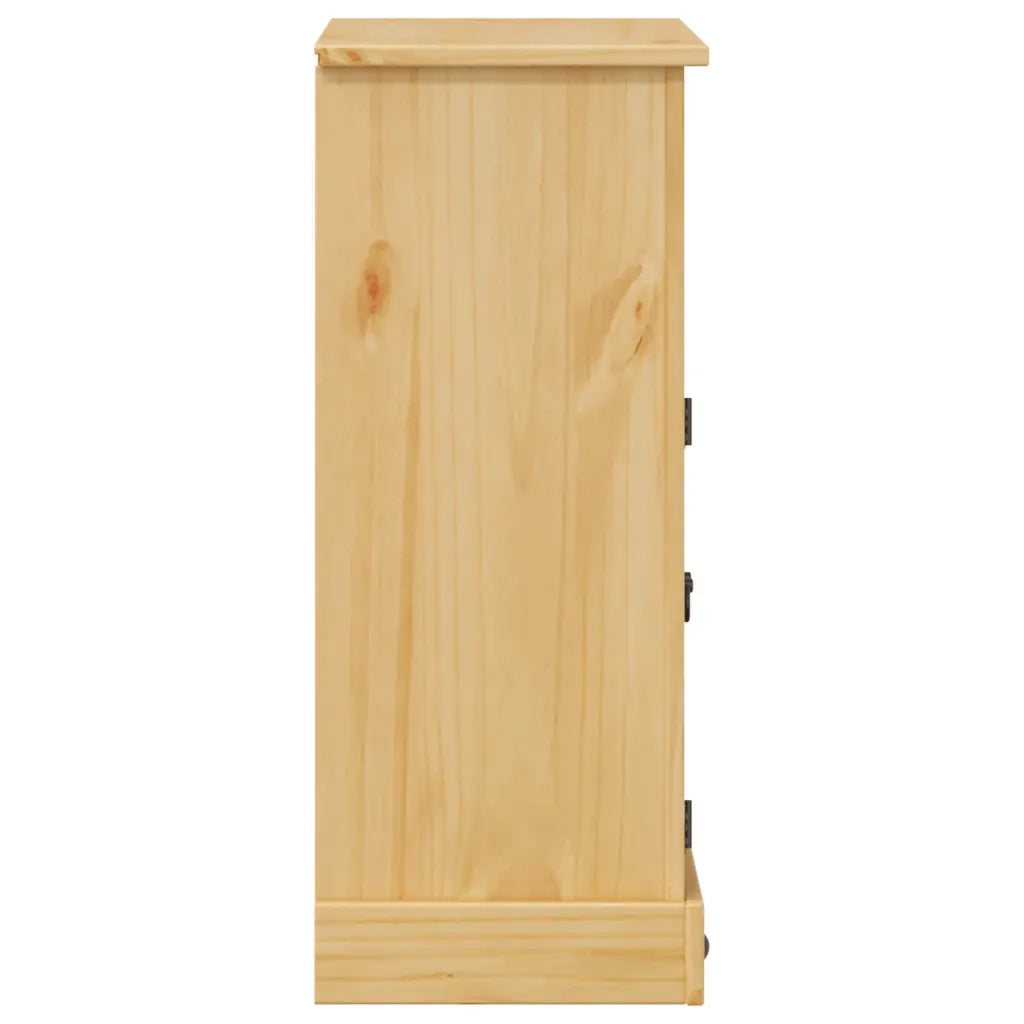 vidaXL Mobile da Bagno Corona 70x33x80 cm in Legno Massello di Pino