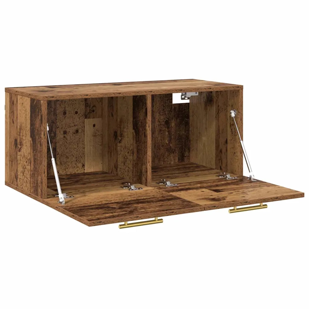 Armadietto a Muro | Mobile a Parete Legno vecchio 80 x 36.5 x 35 cm