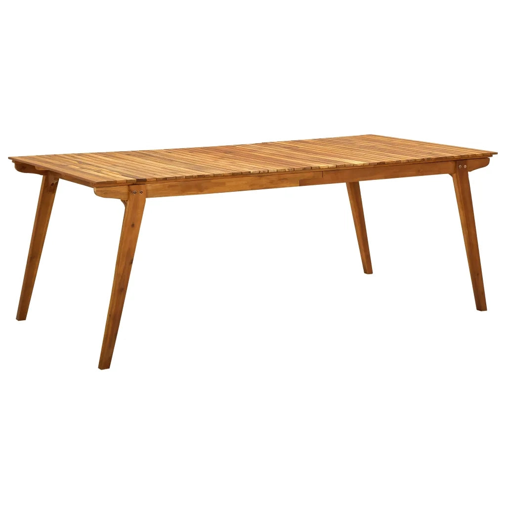 Tavolo da Giardino 201,5x100x75 cm in Legno Massello di Acacia cod mxl 54645