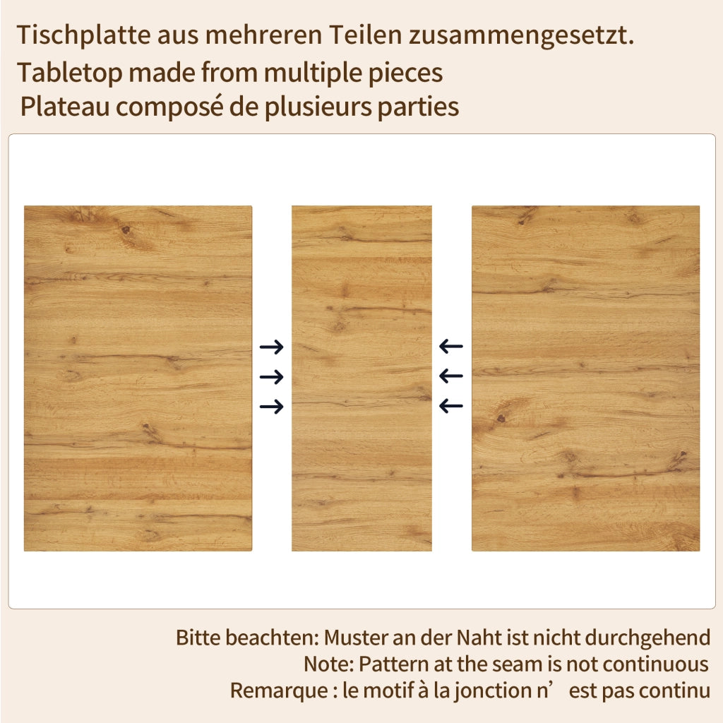 TAVOLO Allungabile 110-140x80x77,2 cm MDF Nero con LED e spazio contenitore