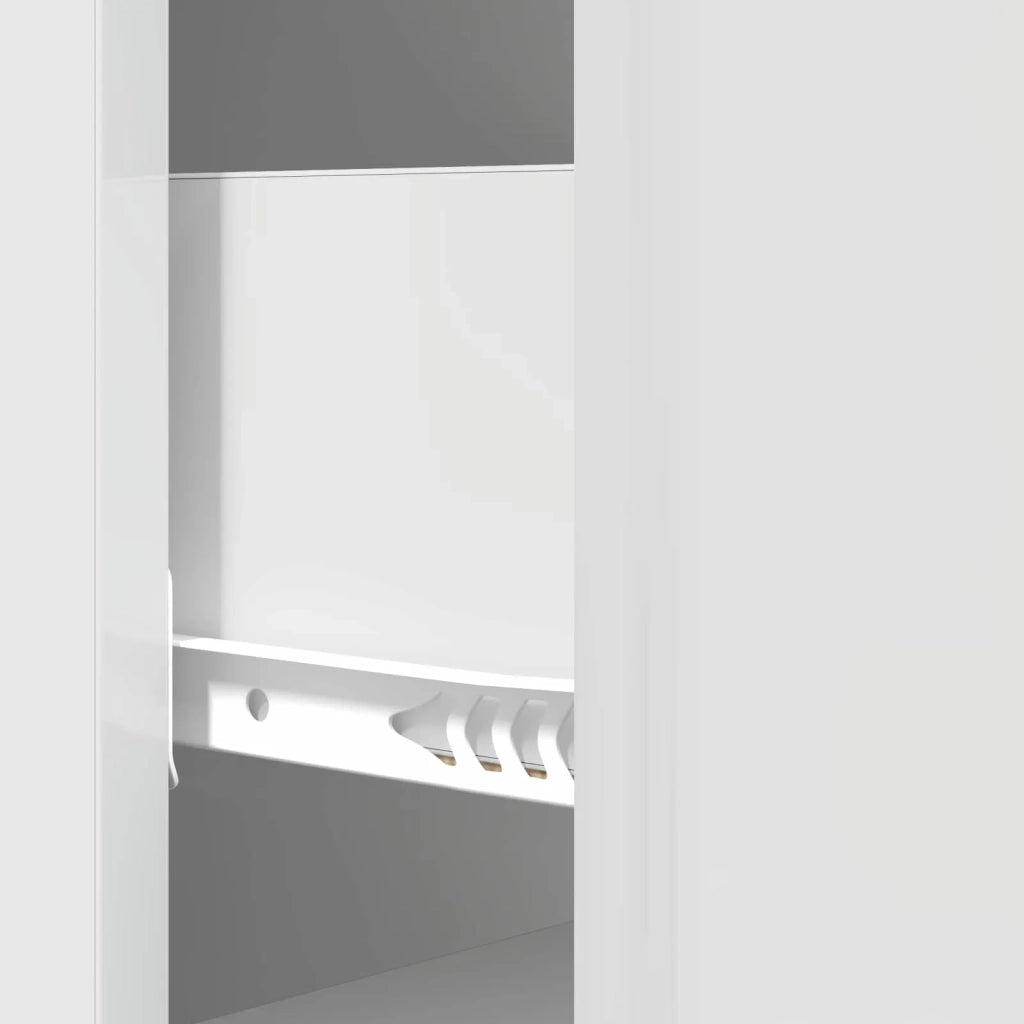 Mobile con Cassetti Bianco Lucido 33 x 34,5 x 90 cm