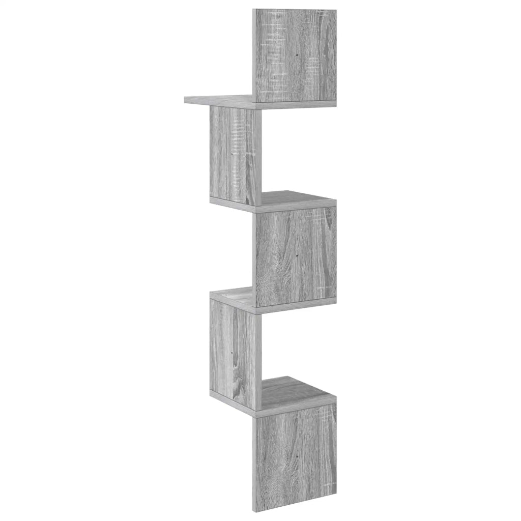 Scaffale da parete A parete Grigio 32 x 21 x 107 cm 8012137