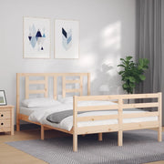 Giroletto con Testiera Small Double-Struttura Letto in Legno Massello 479597