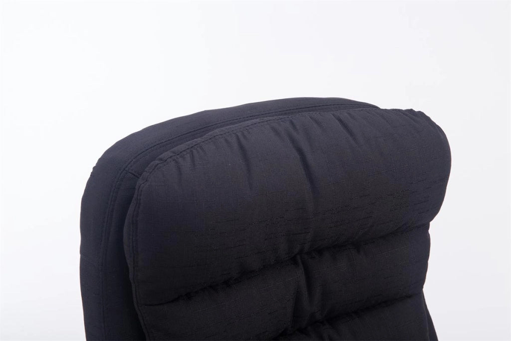 Sedia da ufficio XXL Vancouver tessuto nero