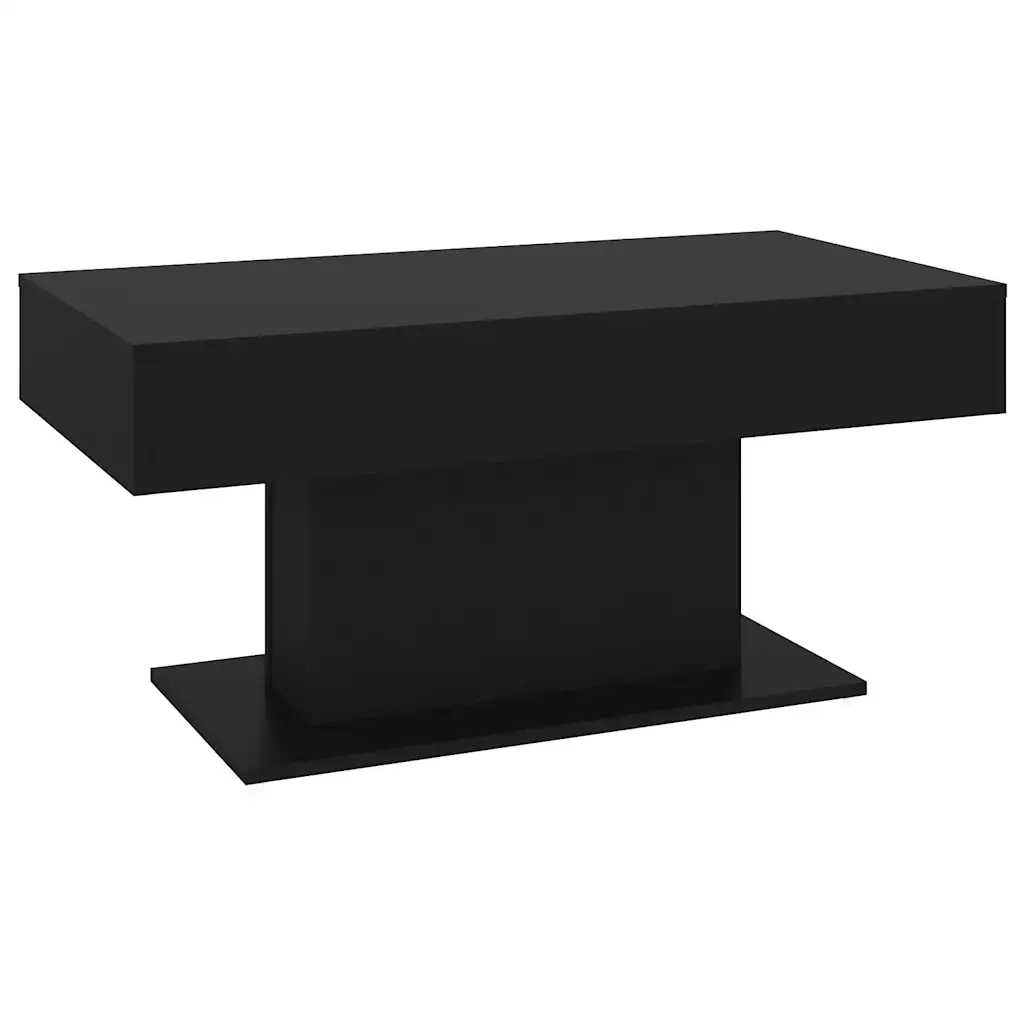 Tavolino da salotto | Tavolino da caff¨¨ | Tavolino da Soggiorno Nero 96x50x45 cm in Legno Multistrato