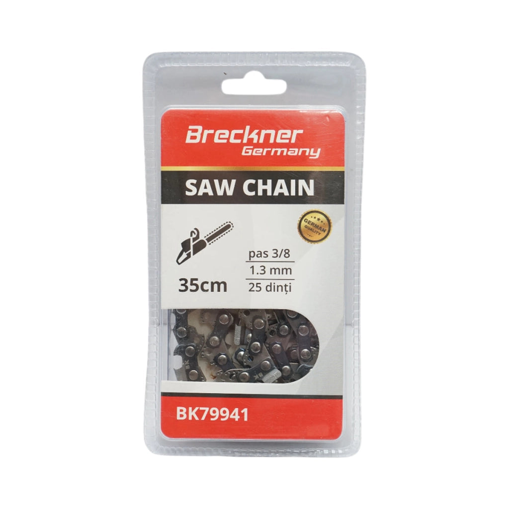 Catena per motosega, passo 3/8, 25 denti, 1,3 mm, lunghezza 35 cm Breckner Germany