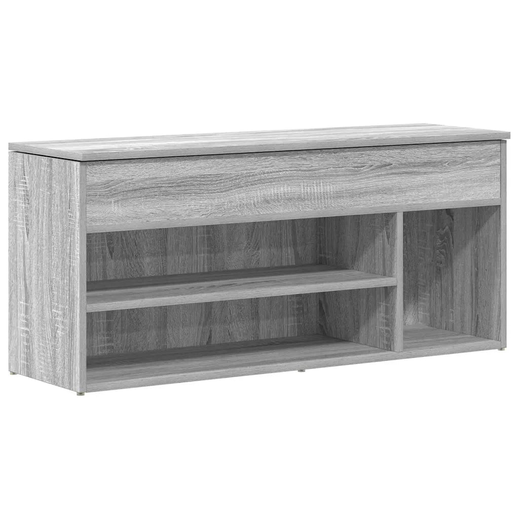 Scarpiera Grigio Sonoma 102x30,5x45 cm in Legno Multistrato 859141