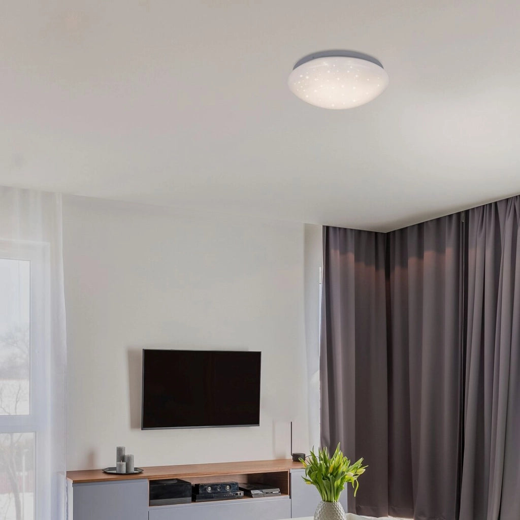 Plafoniera LED Rabalux Lucas rotonda 26cm 12W 4000K stellata